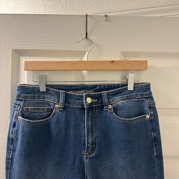 Michael Kors Selma Crop Ankle Slim Denim Jeans - Picture 4 of 8